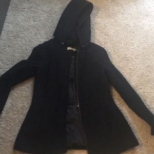 Jessica Simpson black coat for a tween size